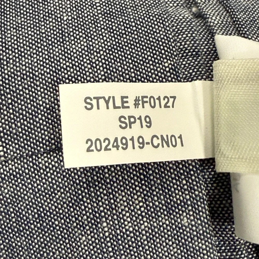 J Crew Ludlow Slim Fit Unstructured Suit Jacket Cotton Linen Blend Mens 36S Gray
